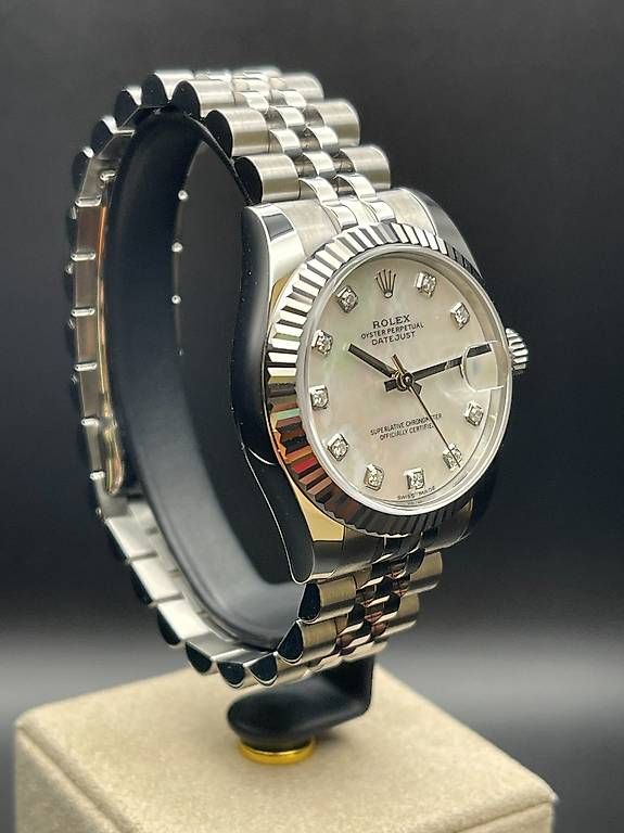 Rolex Orologi: Rolex Datejust 31 Mutterperlmutt und Diamanten 178274 – Usato da Lugano venduto da luganotopwatches 1