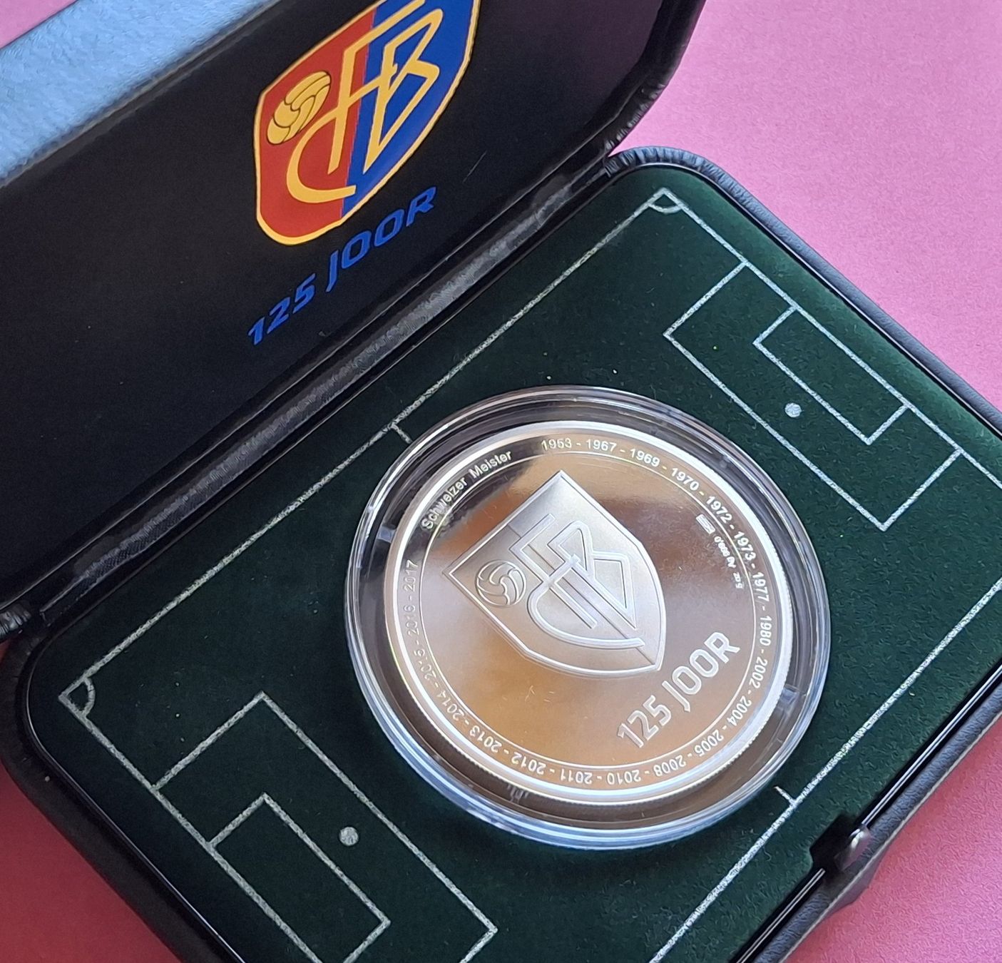 Medaglie: FC BASEL 2018 - 5 OZ FEINSILBER – Nuovo (secondo la descrizione) da Boniswil venduto da dpd4coins 1