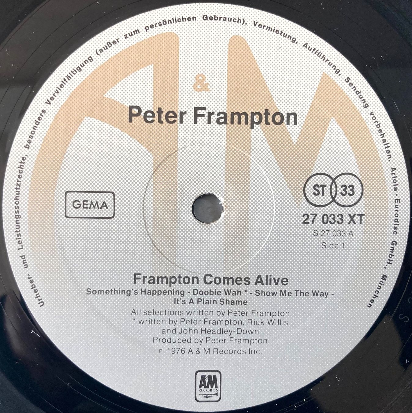 Dischi in vinile: PETER FRAMPTON - FRAMPTON COMES ALIVE – Usato da Poliez-Pittet venduto da Newtown-Records 3