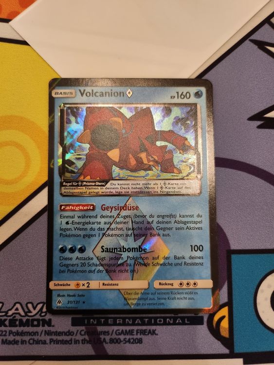 Pokémon Carta One Heat Factory [Prisma Star] Dall'espansione Lost Thunder – Rara Holo 178/214, Collezionabile