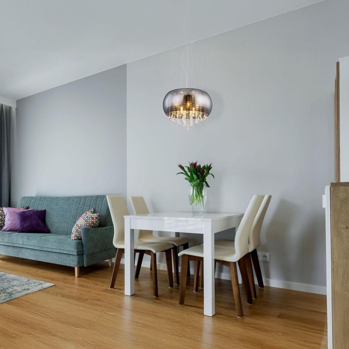 Lampadari & plafoniere: Pendelleuchte, Chrom, 120 cm Höhe – Nuovo (secondo la descrizione) da Kreuzlingen venduto da Smart-Light 1