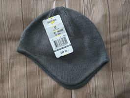 🏷️ SWITCHER Beanie / Mütze / Ohrenwärmer in Grau