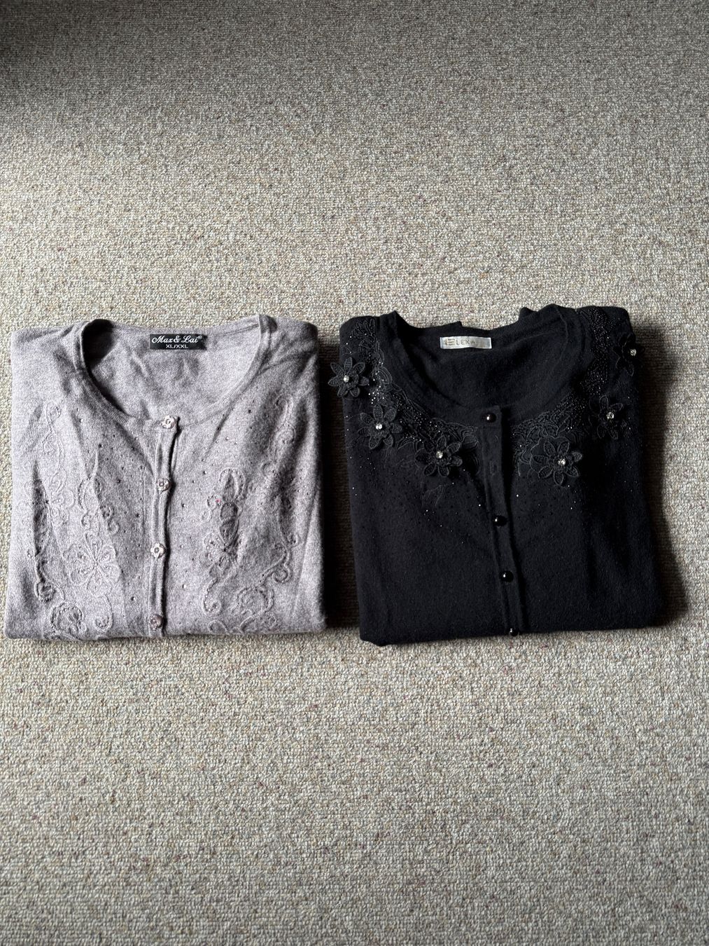 Kleiderpakete: Set Pullover Jäckchen, Damen beide Gr. XL/XXL, schwarz/braun – Gebraucht aus Thun von dane_pao 9