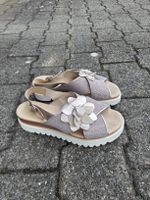 Sandalen Gabor mit Applikation / Blume Grösse 6.5 