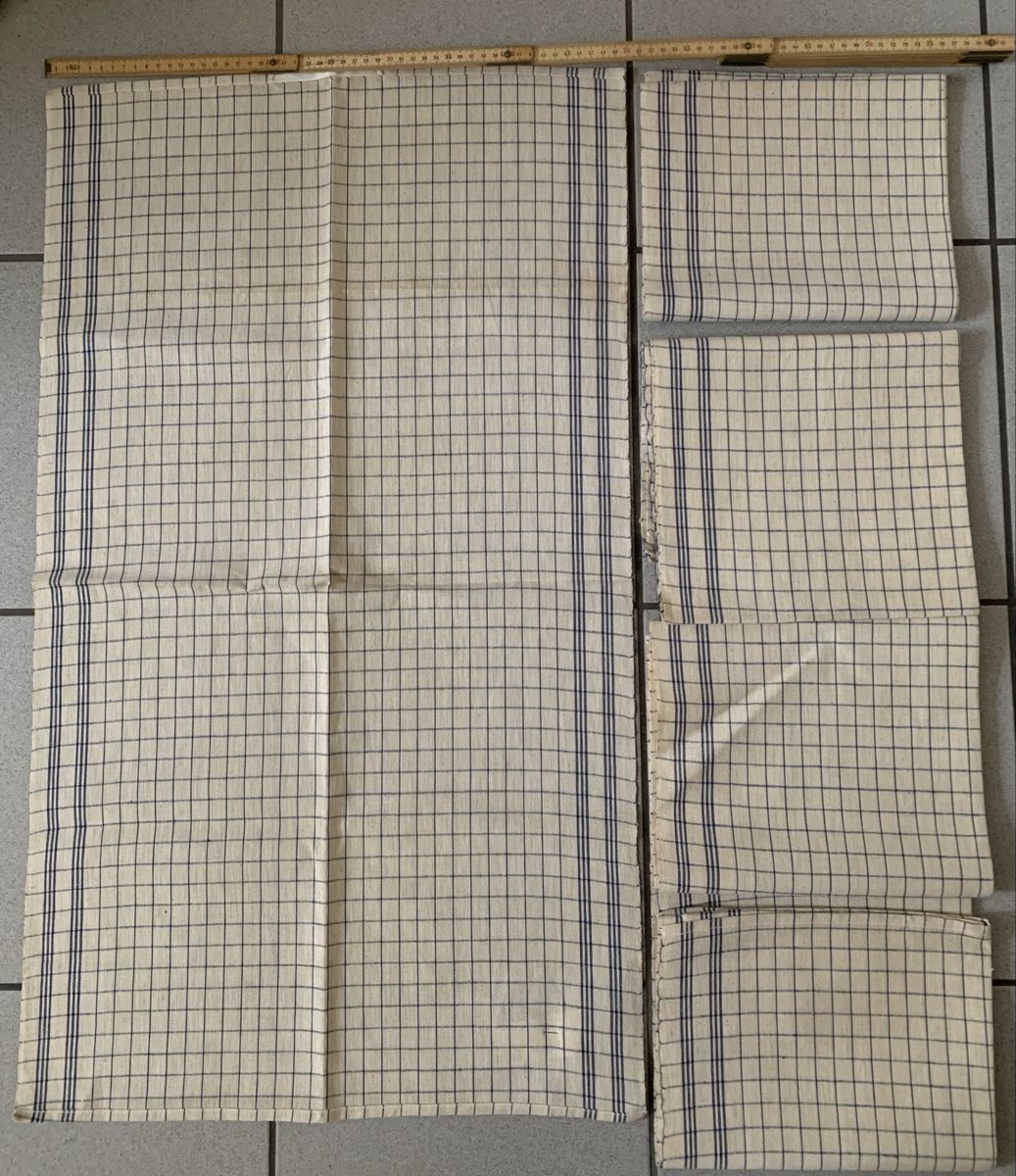 Küchentücher: 5 Vintage Geschirrtücher, Halbleinen – Neu (gemäss Beschreibung) aus Egg b. Zürich von ohtannenbaum 1