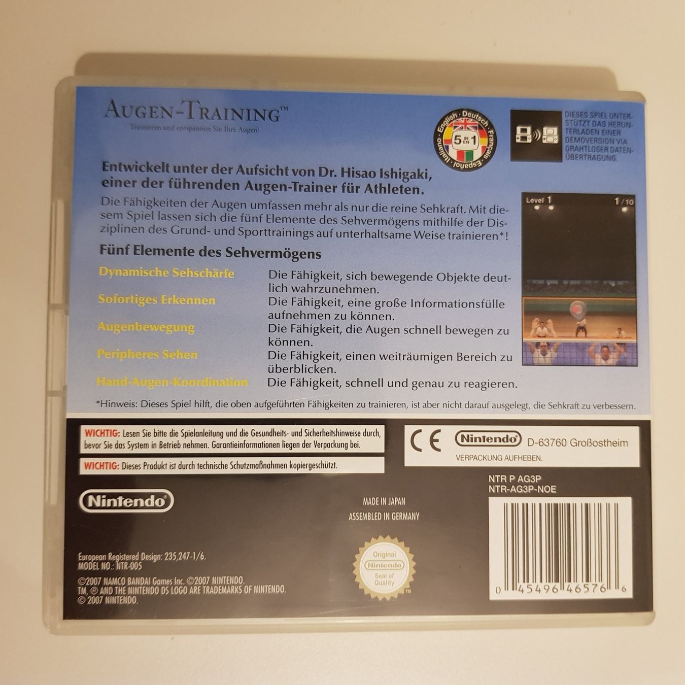 Nintendo Giochi: Augen-Training /DS – Usato da Münchenstein venduto da 2DGames 1