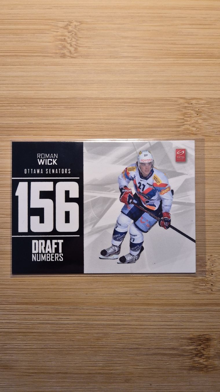 NHL Carte collezionabili: NHL #Draft Numbers Roman Wick Ottawa Senators – Usato da Bellach venduto da paedu-1980
