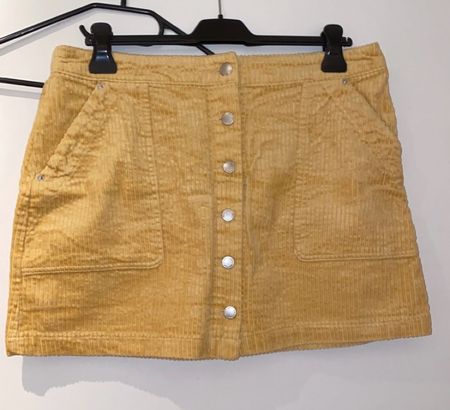 skirt yellow Grösse 44 wie neu