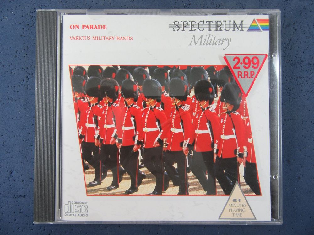 MILITARY ON PARADE CD VARIOUS MILITARY BANDS 61 MIN.PLAYTIME | Kaufen ...