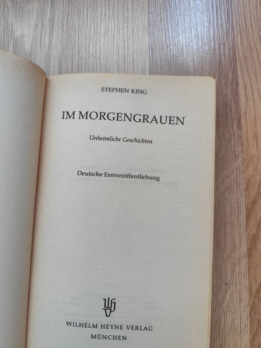 Libri: Stephen King "Im Morgengrauen" - Unheimliche Geschichten – Usato da Mägenwil venduto da VintageGirly 5
