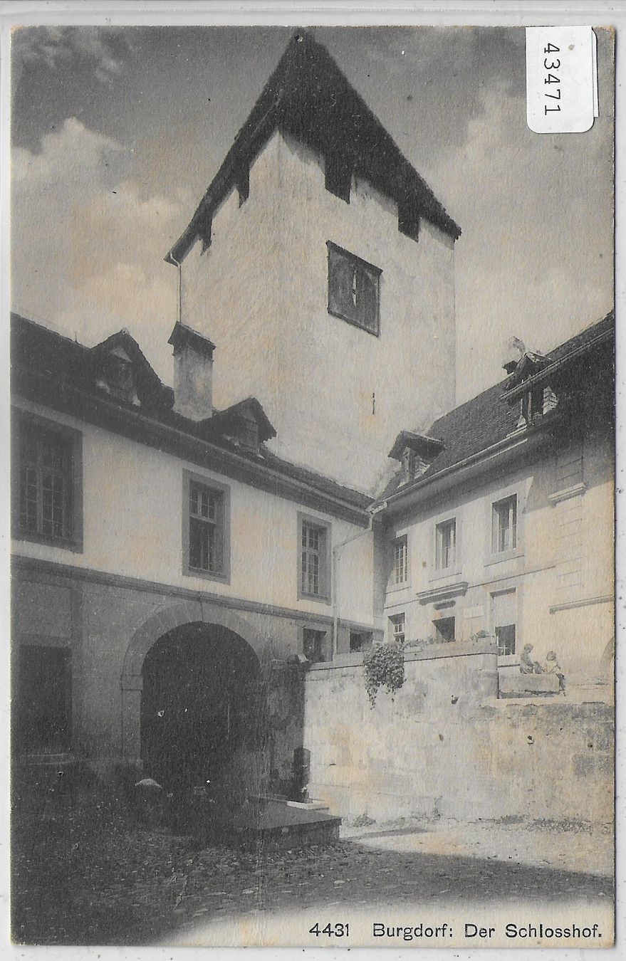 Cartoline postali: Burgdorf - Das Schlosshof – Usato da Ettingen venduto da Kartenplanet