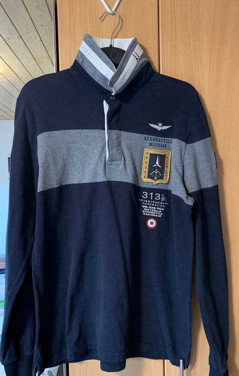 Aeronautica Militare Poloshirt Langarm Gr sse L Kaufen auf