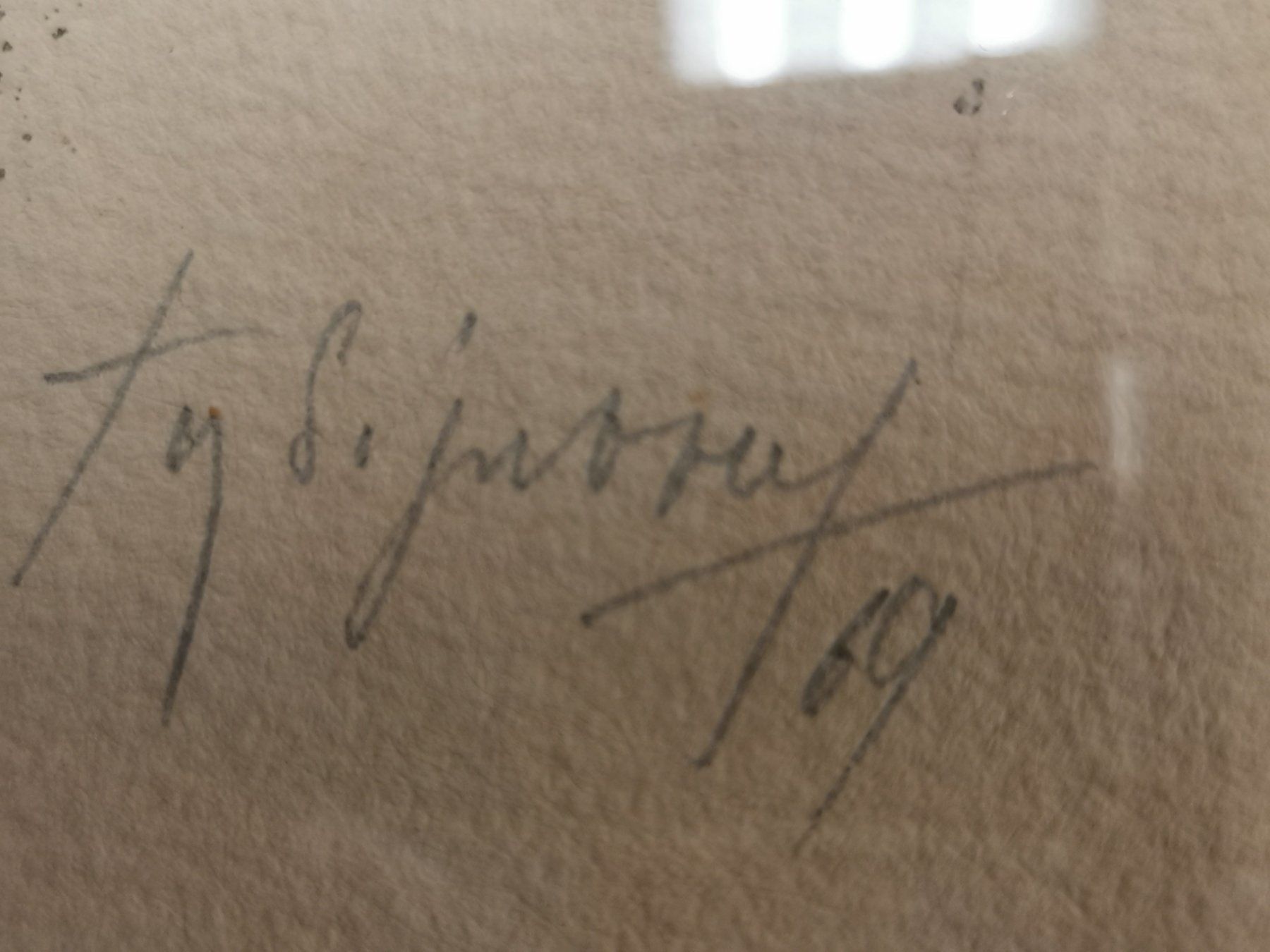 Grafica & Litografie: SIGNATURE ILLISIBLE ET DATÉ 69 – Usato da Genève venduto da Qanil77 2