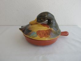 Enten Terrine, spanische Keramik, Cerámica arcola