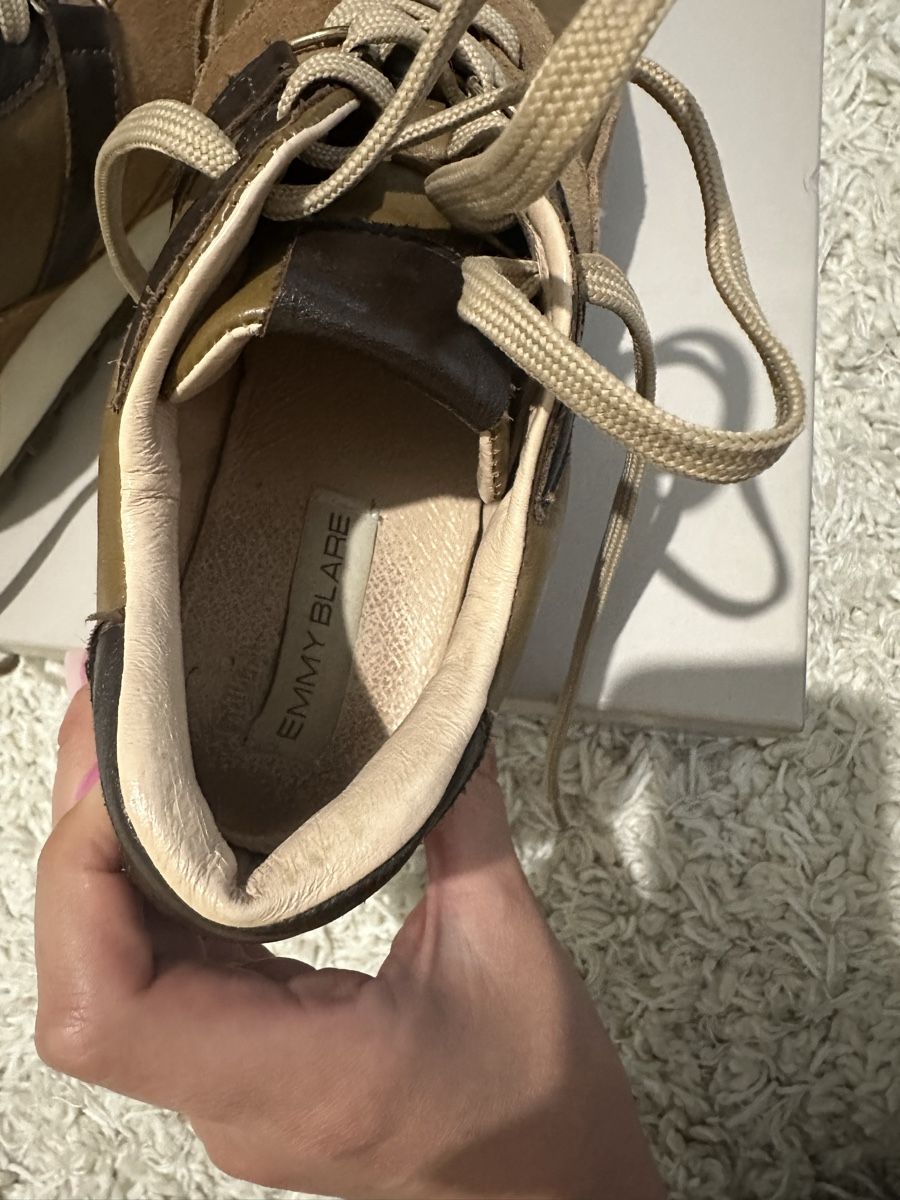 Scarpe da donna: Brown Suede Leather Sneakers Size 39 – Nuovo (secondo la descrizione) da Genève venduto da alyonavinogradova 3
