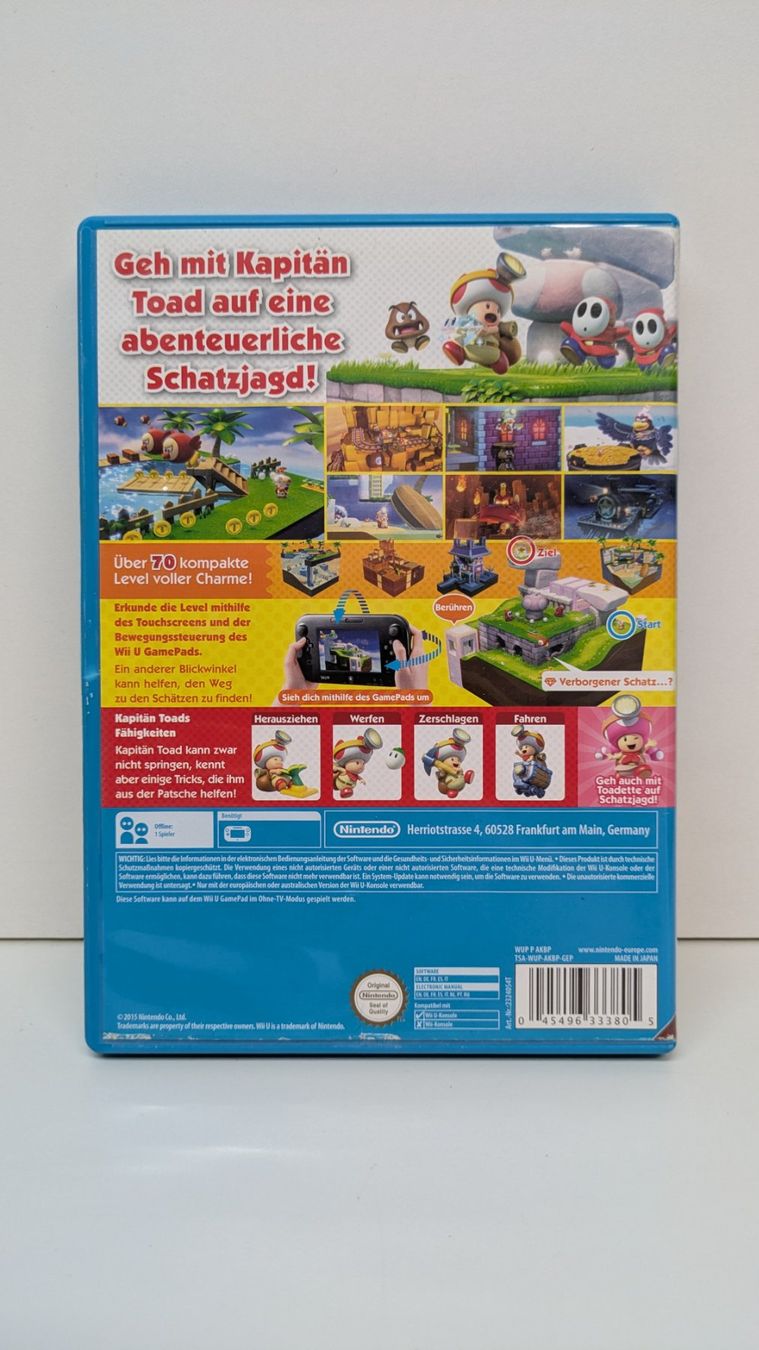 Nintendo Giochi: Captain Toad Treasure Tracker - Nintendo Wii U – Usato da Menziken venduto da mame18 2