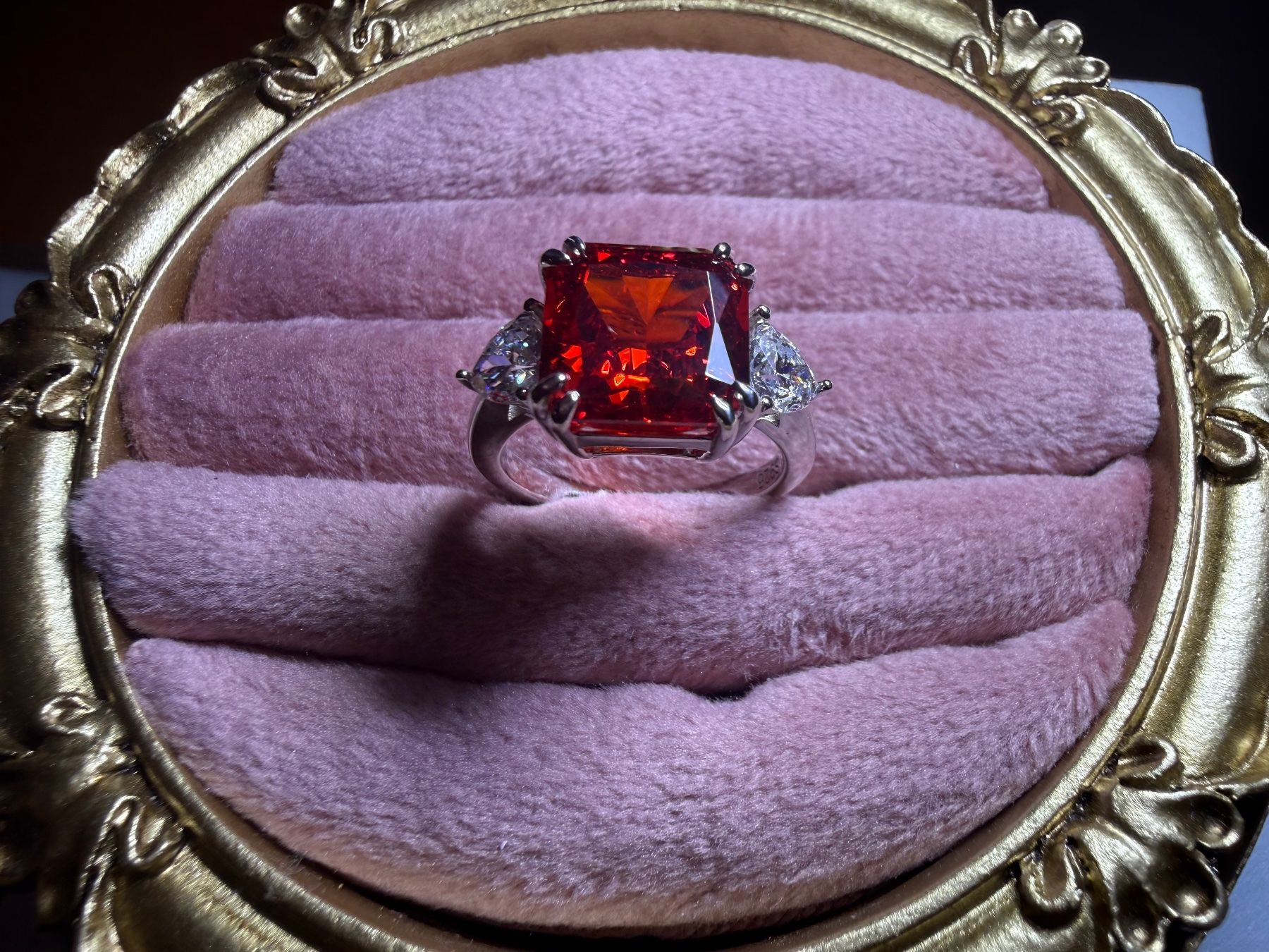 Anelli: Bague rouge rubis – Nuovo e nell'imballaggio originale da St-Maurice venduto da Sandrinette123 2