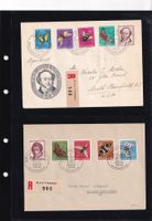 Sammlung FDC Pro Juventute 1954-2001 SBK 570.-