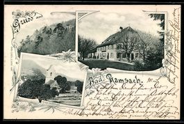AK Bad Ramsach, Kirche Läufelfingen, Gasthaus
