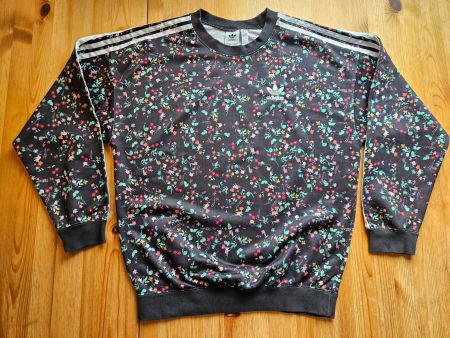 Pullover adidas Blumen Grösse S retro