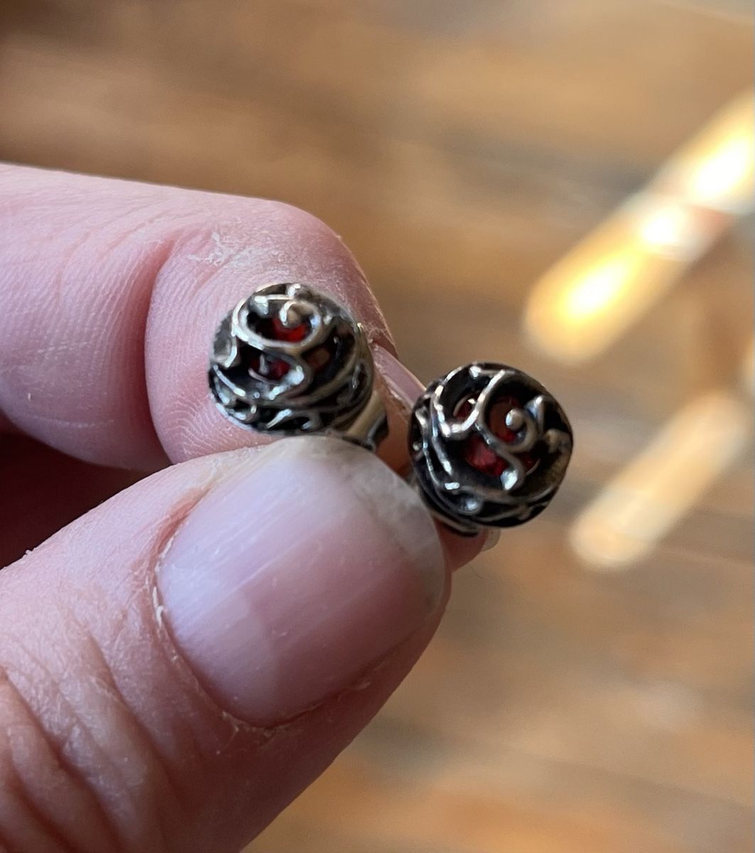 Ohrringe & -stecker: ohrstecker mit rotem stein – Neu (gemäss Beschreibung) aus Weissenburg von koh_tzn9