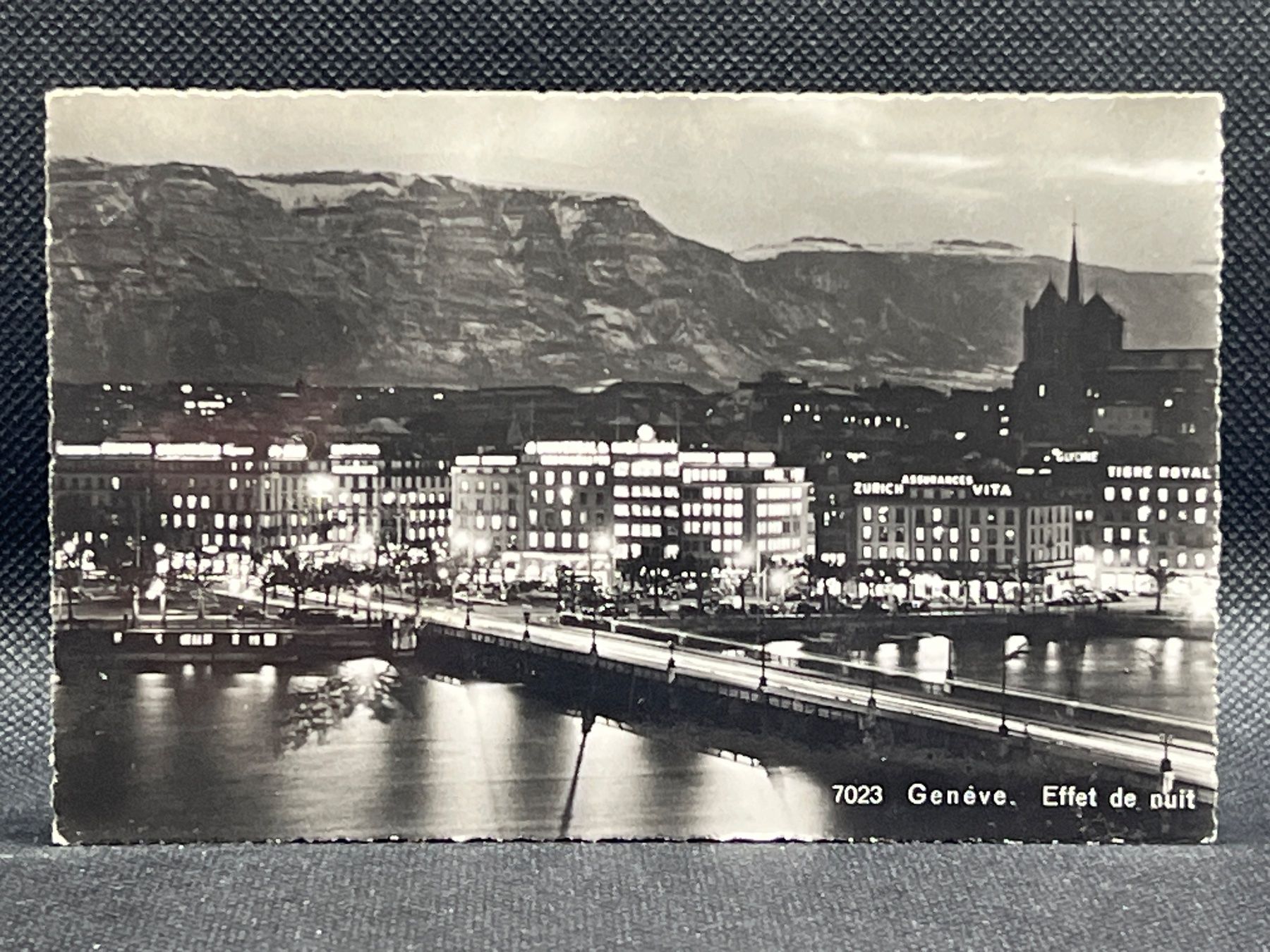 Cartoline postali: Genève. Effet de nuit – Usato da Widnau venduto da Brusi9