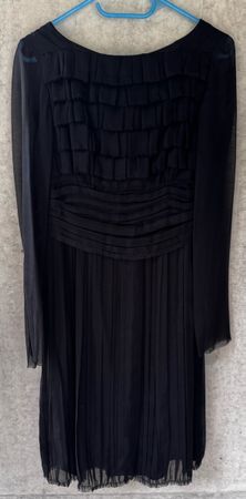 Schwarzes Kleid Alberta Ferretti