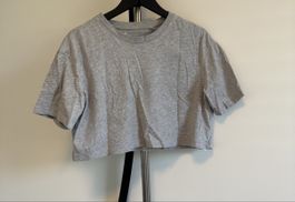 T-shirt court gris d'été - Taille S - Parfait état!