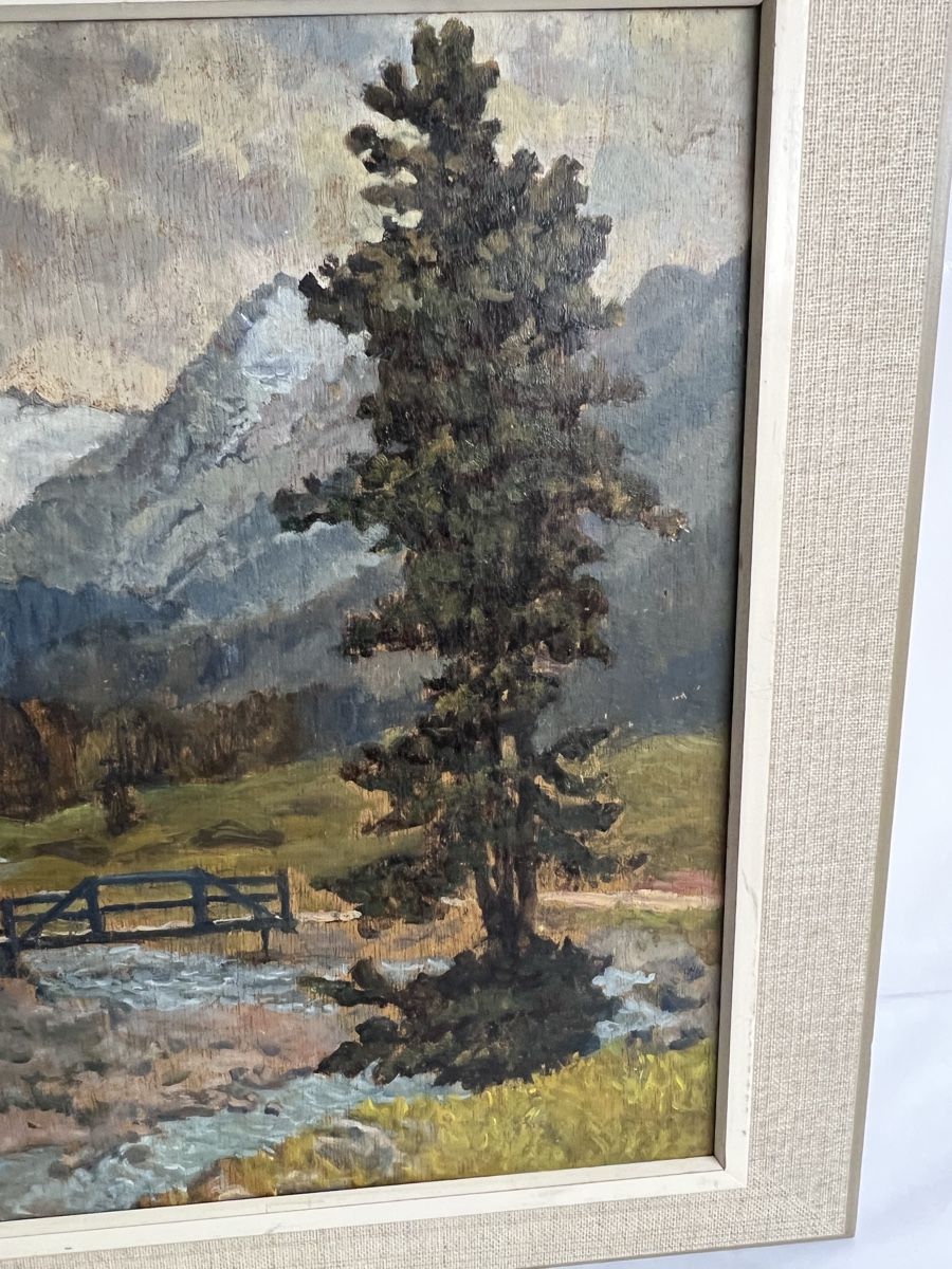 Dipinti: Gemälde Landschaft mit Spiegelung signiert – Usato da Urnäsch venduto da Ursjack 5