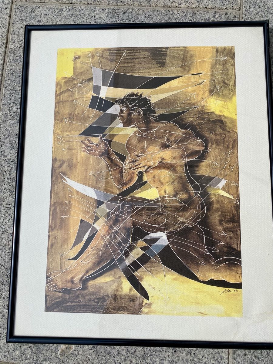 Foto & Immagini: Gerahmtes Bild, Hans Erni, Druck – Usato da Rotkreuz venduto da Once0 4