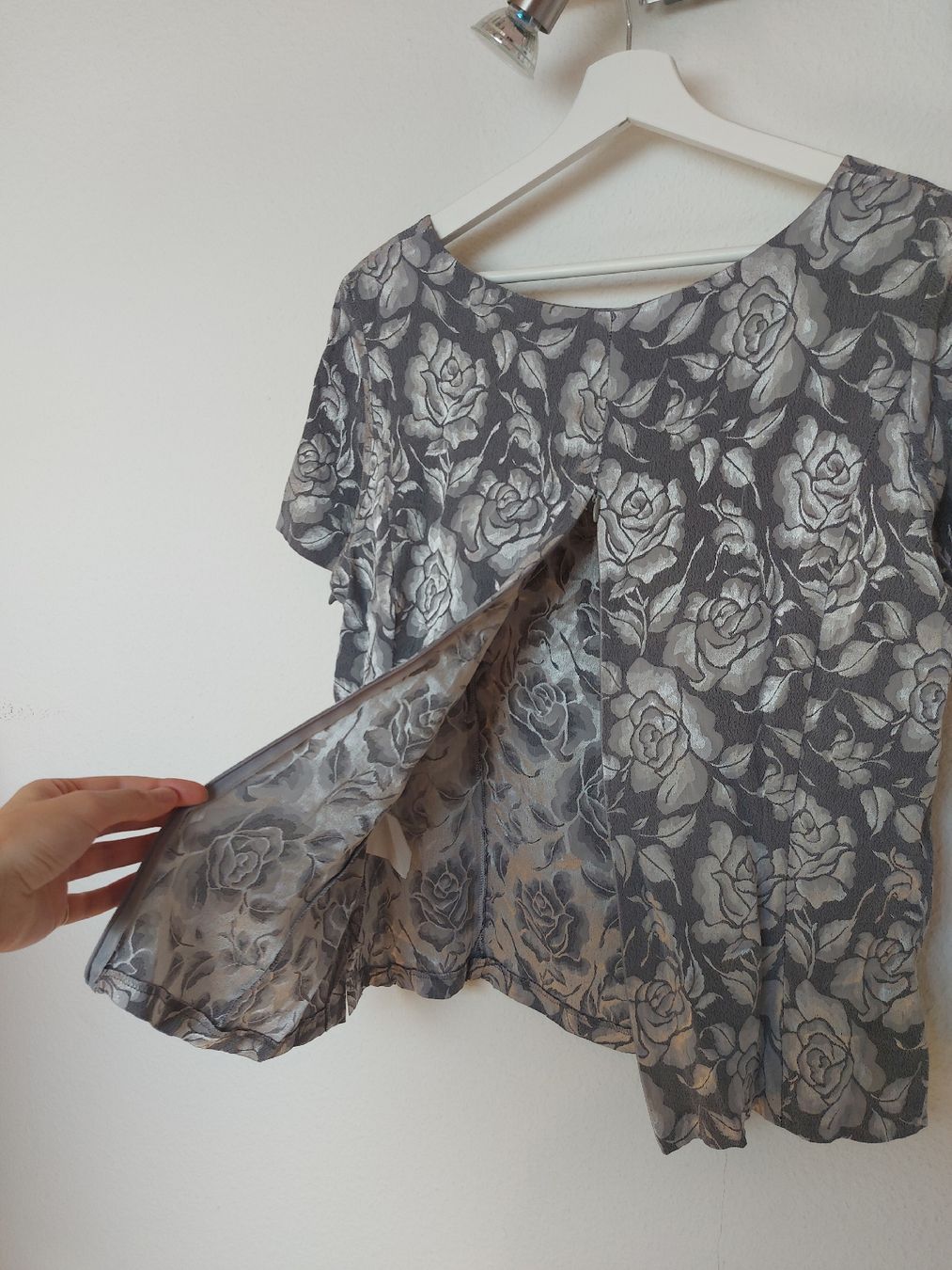 Top: Top vintage brillant - Taille L – Usato da Lausanne venduto da Super-cerise 5