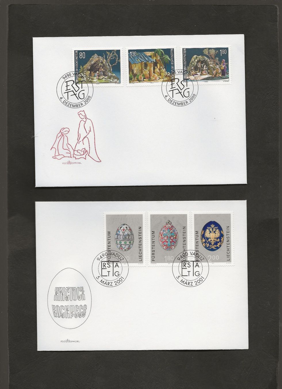 Tous les timbres: 25 FDC Liechtenstein bis 2001 – D'occasion à Au ZH par xelagreb01 8