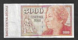 Chile  5000  Pesos  1997  Gebraucht