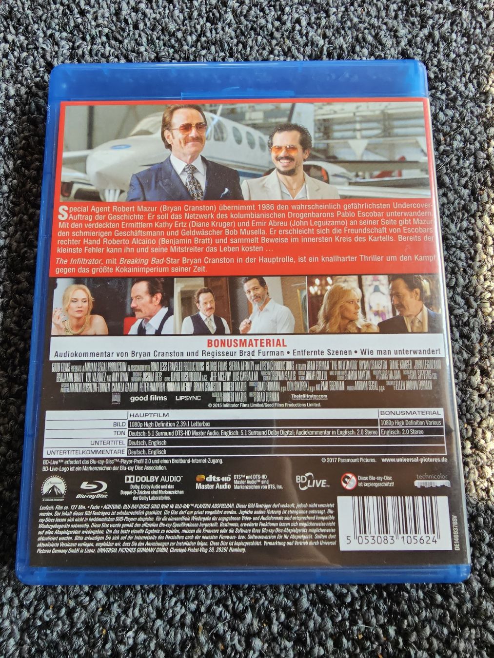 Tutti i DVDs: The Infiltrator Blu-ray – Usato da Ruswil venduto da jan_bxl5 1