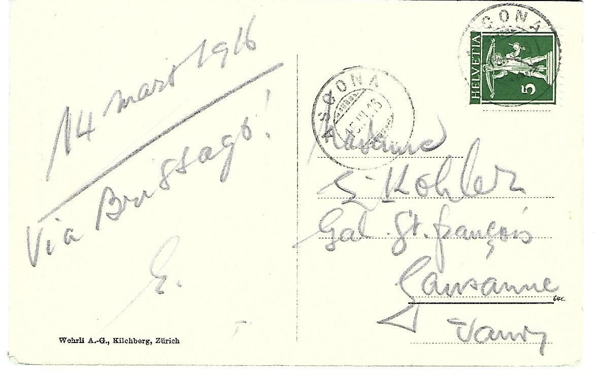Cartoline postali: Ascona Antica casa Bonani – Usato da Wetzikon ZH venduto da Brulu100 1