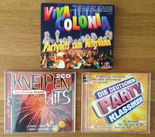 3 x CD div. Party Hits mit 6 CDs