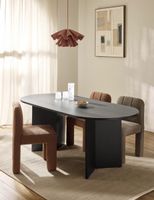 Ovaler Holz-Esstisch 200x90 (Westwing Toni)