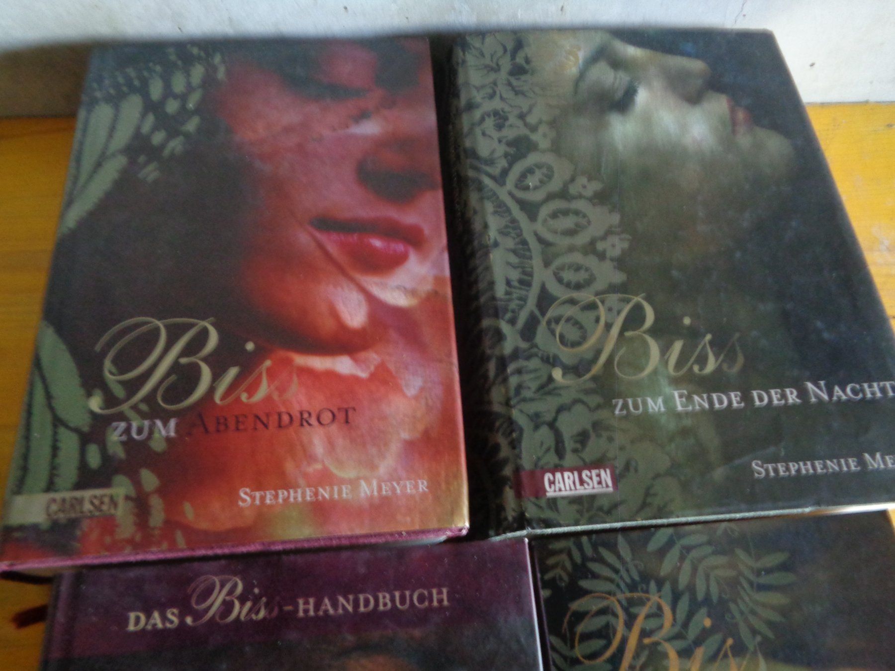 Libri: Stephenie Meyer Biss-Saga: 3 Bände +Handbuch Top! – Usato da Niederhasli venduto da Gamefreek1989 1