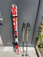 Ski Atomic 130 cm mit Stöcken Rocker gute Zustand
