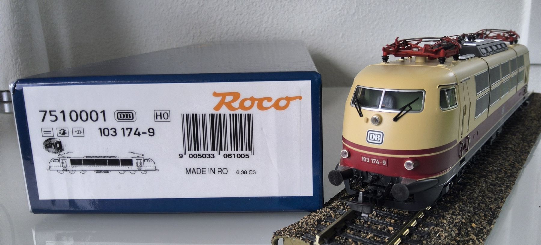 Roco Modellini di ferrovie: Roco 7510001 HO E-Lok 103 DCC Sound – Nuovo (secondo la descrizione) da Gross venduto da tho_8nxw