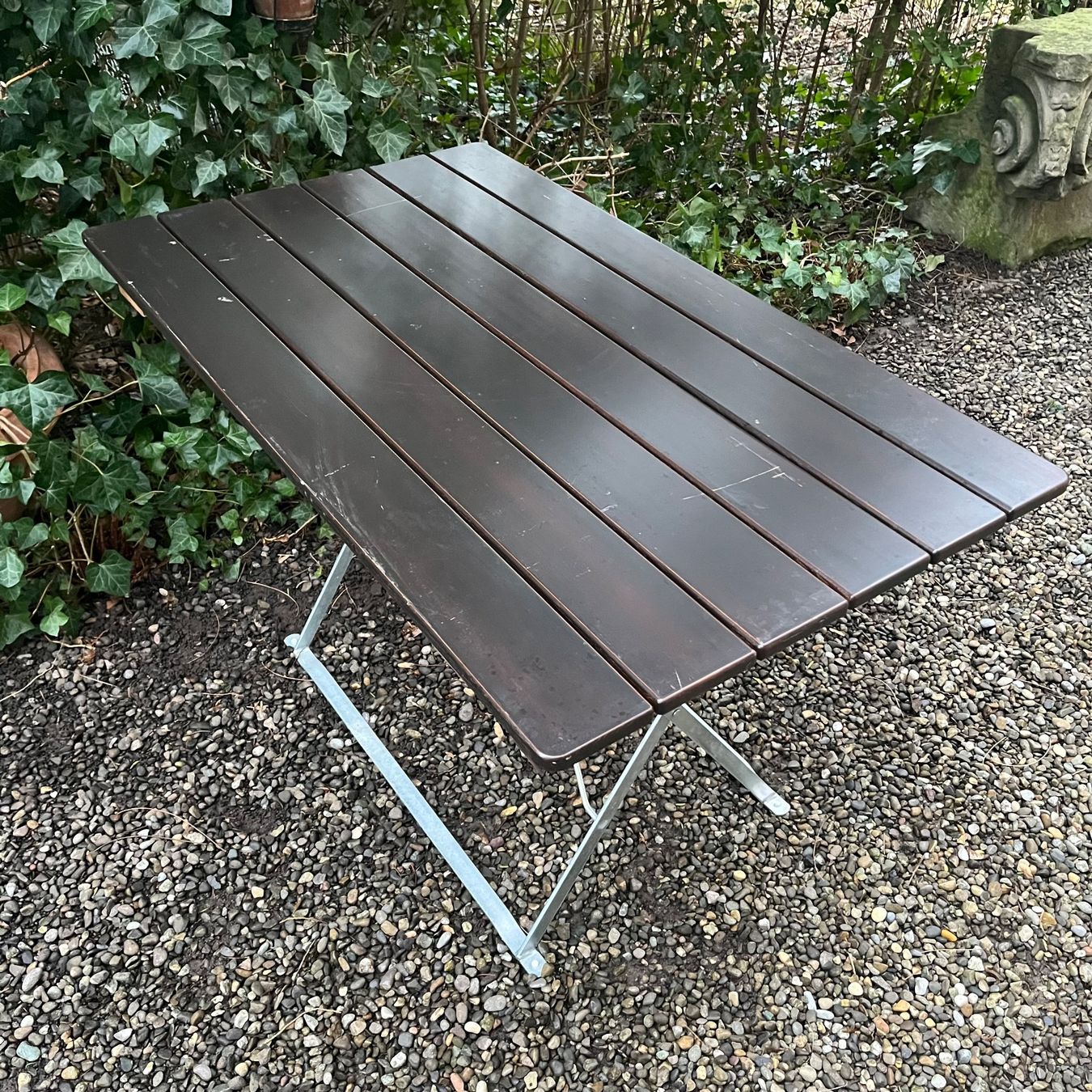 Tischset: Gartengarnitur Gartentisch Gartenstühle Biergartebmöbel – Gebraucht aus zürich von  4