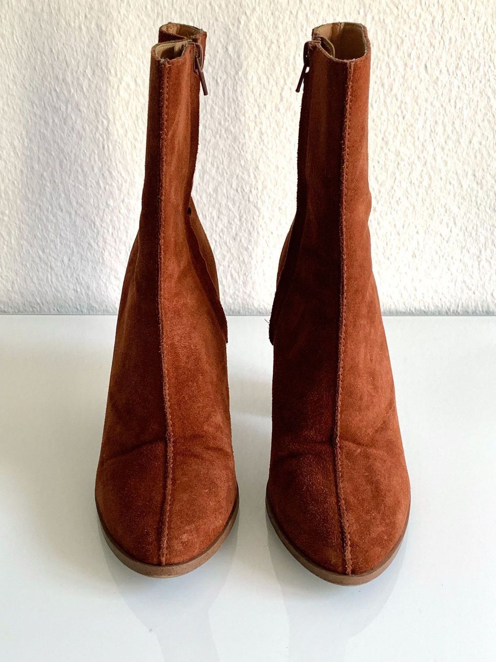 Mango Damenschuhe: Stiefeletten in Wildlederoptik von Mango – Gebraucht aus Bern von Fraeuleinhonig 1