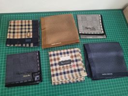 Designer Handkerchiefs - Daks, Dior, Aquascutum, etc.