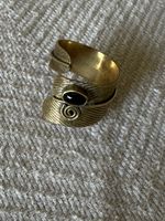 Statement Ring, Spiral, Leaf Design, Adjustable Size!