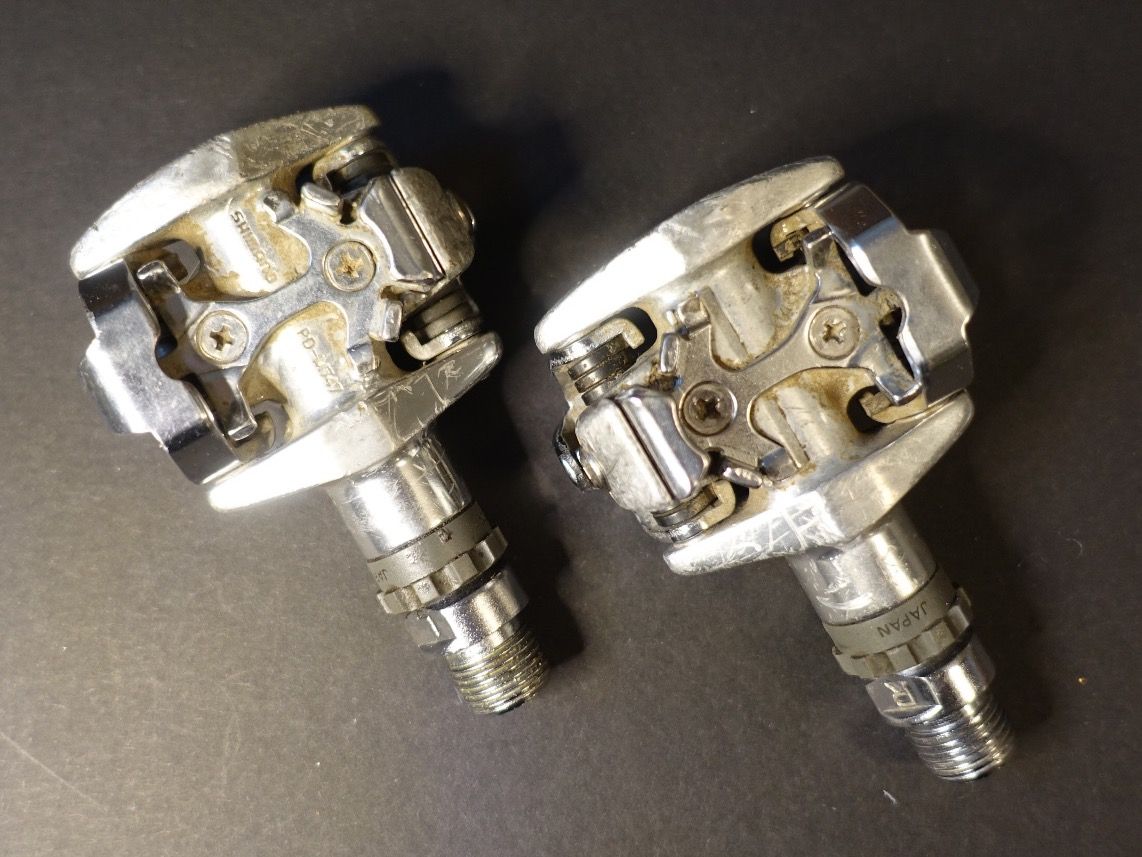 Shimano Pezzi di ricambio: Shimano Velopedale Klickpedale PD-M747 – Usato da Russikon venduto da Eulenfeder