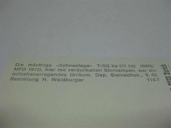 Cartoline postali: AK St. Gallen Schneefegewagen Tram – Nuovo (secondo la descrizione) da Malters venduto da Marosko 1