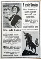 Nahrungsmittelfabrik Affoltern a.A. - Alte Werbung 1912