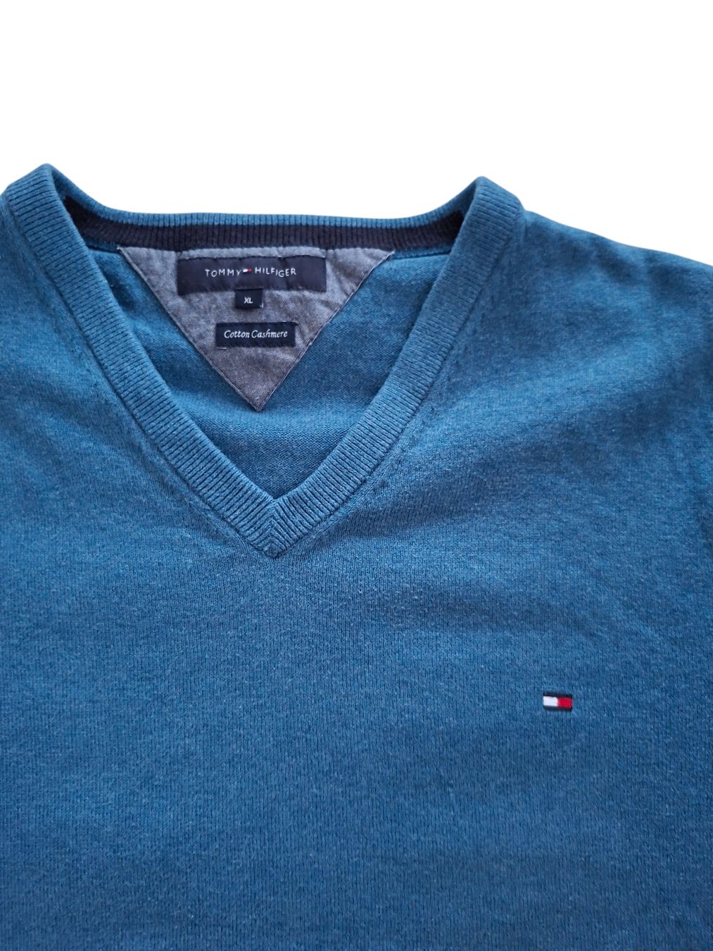 Tommy Hilfiger Maglioni & Felpe: Pull Tommy Hilfiger bleu  coton cachemire – Usato da Renens VD venduto da ser_j2fn 4