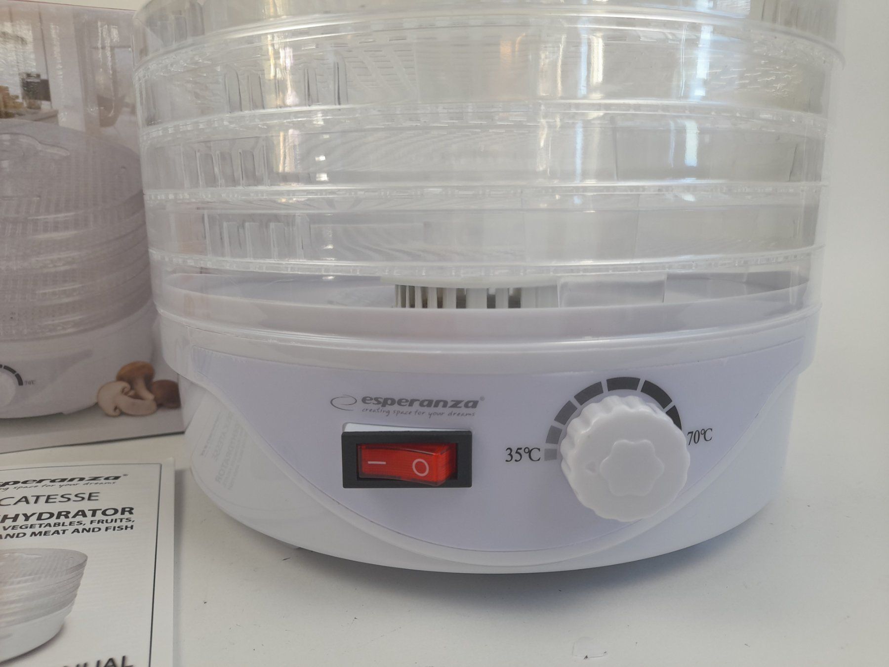 Elettrodomestici da cucina: ESPERANZA Food Dehydrator Delicatesse – Nuovo (secondo la descrizione) da Liebefeld venduto da Restwert_Liebefeld 3