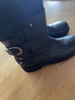 Stiefel Boots aus echtem Lammfell